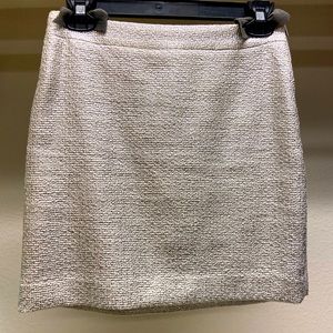 Banana Republic Gold Skirt 0